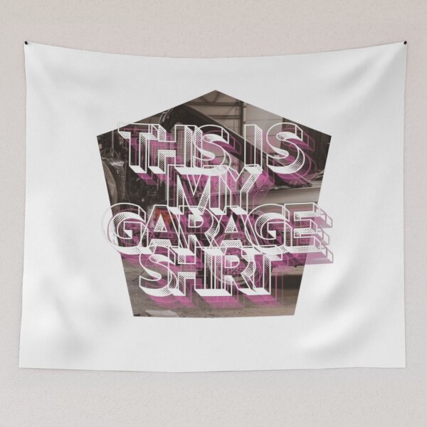 Item preview, This Is My Garage Shirt | Mechanic & Classic Car Enthusiast Tee designed and sold by Puppy Paws.