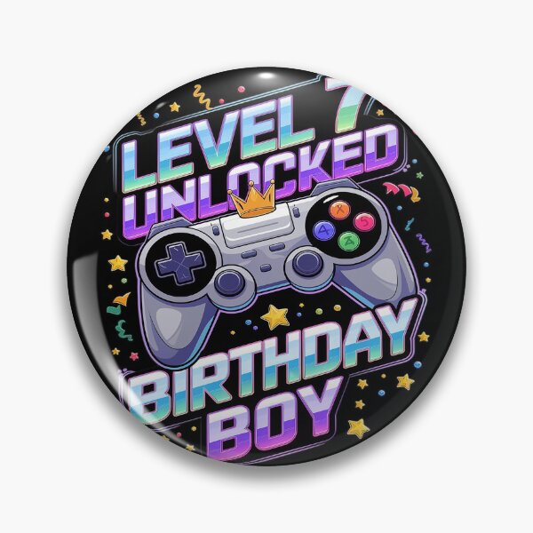 Item preview, Birthday Boy Level 7 Unlocked Video Game 7th Birthday Gamer1  designed and sold by PowAcademy.