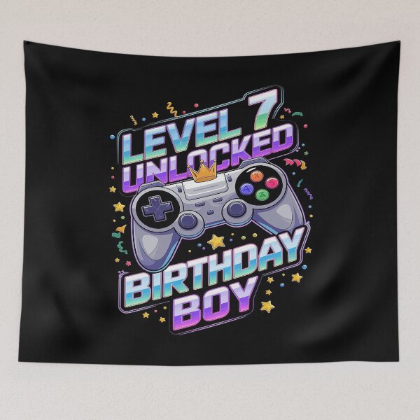 Item preview, Birthday Boy Level 7 Unlocked Video Game 7th Birthday Gamer1  designed and sold by PowAcademy.