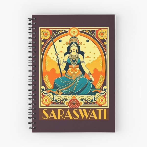 Item preview, Art Deco Saraswati designed and sold by HolidayBug.