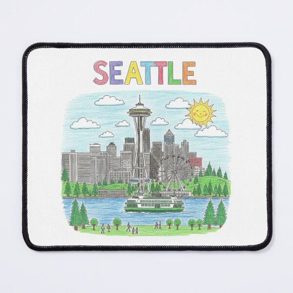 Artikelvorschau, Seattle entworfen und verkauft von Trippin-Tito's.