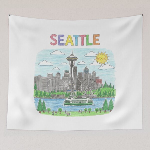 Item preview, Seattle designed and sold by Trippin-Tito's.