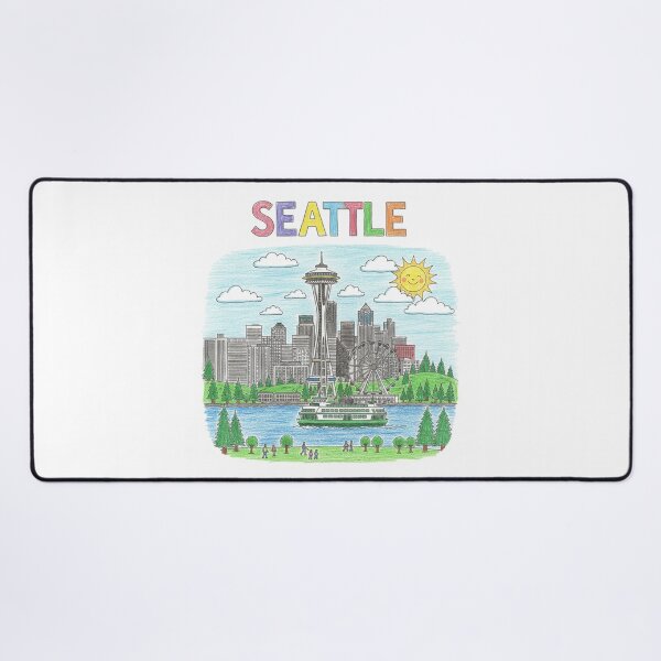 Artikelvorschau, Seattle entworfen und verkauft von Trippin-Tito's.