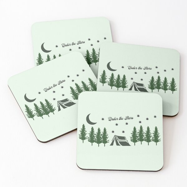 Item preview, Under the Stars Camping Fun designed and sold by WJ Cozy Creations.
