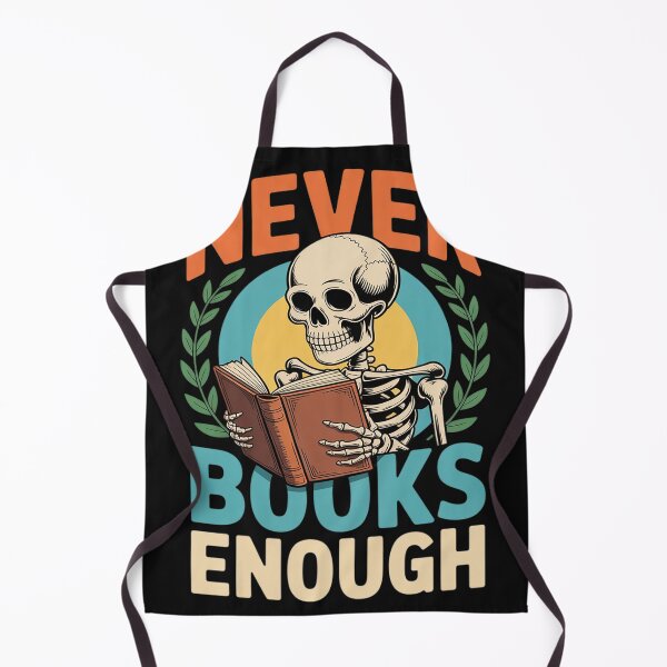 Item preview, Funny Skeleton Reading Book Lover Never Enough Books designed and sold by Dolostope.