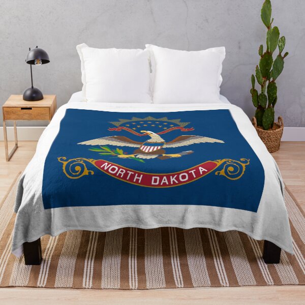 Item preview, North Dakota State Flag Minimal designed and sold by NTGUILTY.