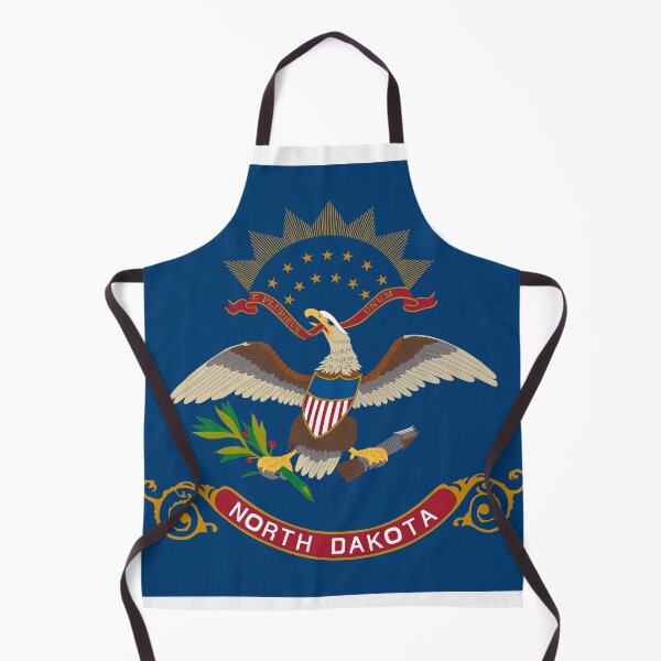 Item preview, North Dakota State Flag Minimal designed and sold by NTGUILTY.