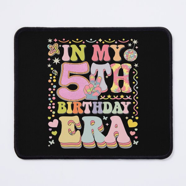 Item preview, In My 5th Birthday Era Groovy Five 5 Year Old Bday Girls  designed and sold by CombatTask.