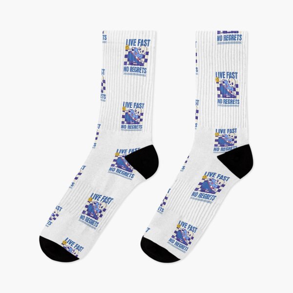 Item preview, Live Fast No Regrets — Retro Skater Skull Checkerboard Illustration designed and sold by Colorful-Garden.