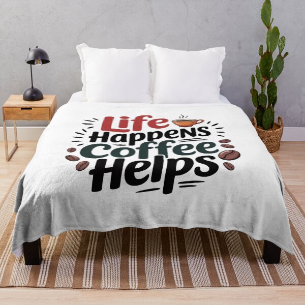 Item preview, Life happens coffee helps designed and sold by CleanDecor.