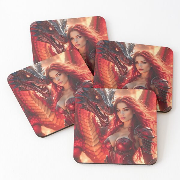 Item preview, Inferno Dragon Empress – Elemental Queens of 2026” designed and sold by SunsetAngelsAI.