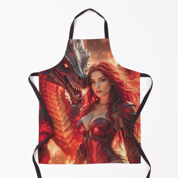 Item preview, Inferno Dragon Empress – Elemental Queens of 2026” designed and sold by SunsetAngelsAI.