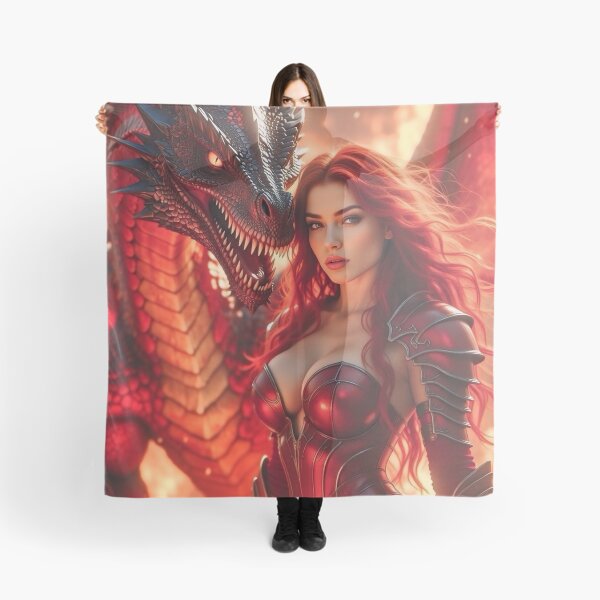 Item preview, Inferno Dragon Empress – Elemental Queens of 2026” designed and sold by SunsetAngelsAI.