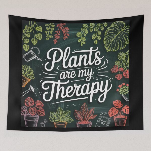 Item preview, Botanical Bliss: Plants Are My Therapy designed and sold by ForeverPrintsOK.