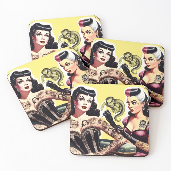 Item preview, Alternative Tattooed Girls designed and sold by PulpVintage.