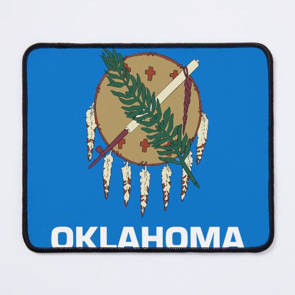 Item preview, Oklahoma State Flag Minimal designed and sold by NTGUILTY.