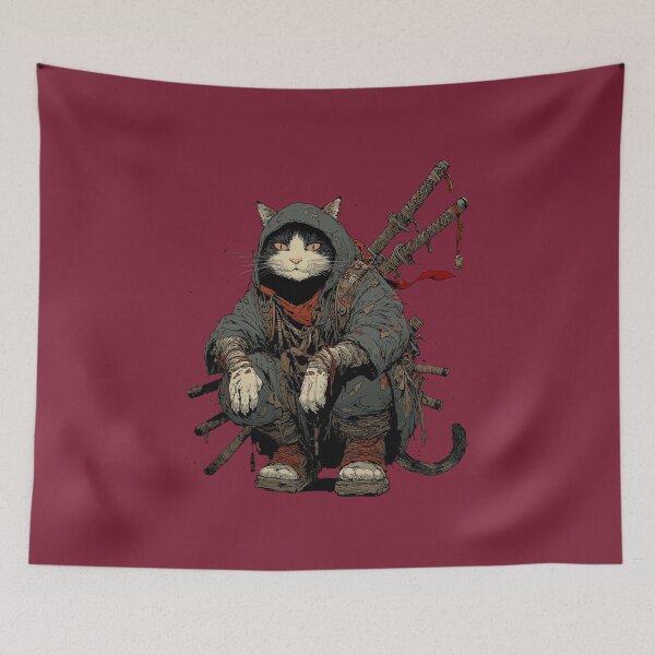 Item preview, Ninja Cat designed and sold by Lidra Zehcnas.