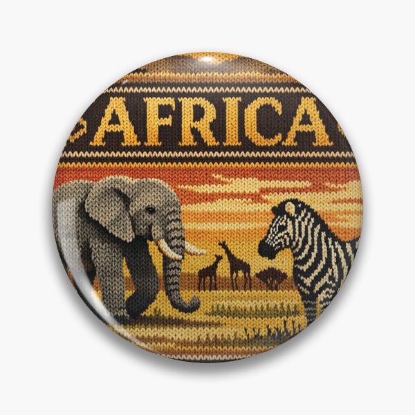 Artikelvorschau, Safari Abenteuer – Afrika Strickmuster mit Elefant und Zebra entworfen und verkauft von Mauswohn.
