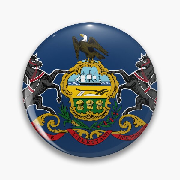 Item preview, Pennsylvania State Flag Minimal Design designed and sold by NTGUILTY.