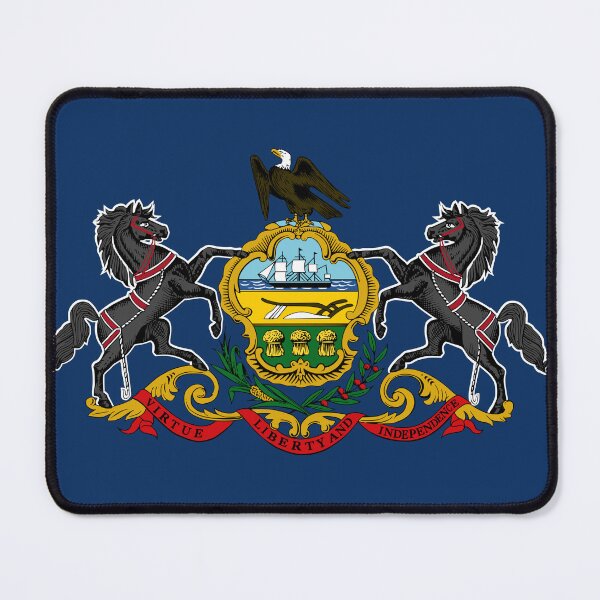 Item preview, Pennsylvania State Flag Minimal Design designed and sold by NTGUILTY.