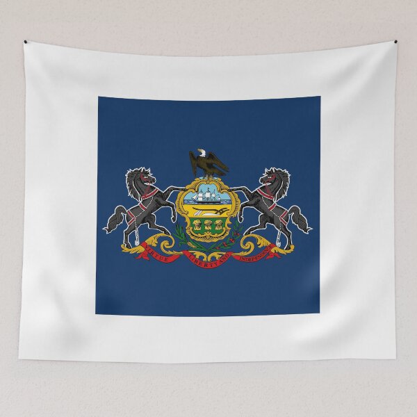 Item preview, Pennsylvania State Flag Minimal Design designed and sold by NTGUILTY.