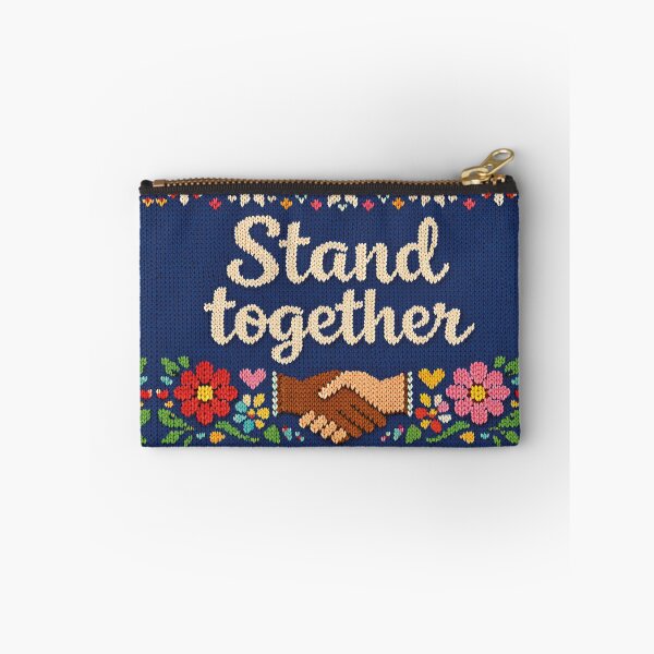 Item preview, Stand Together – Unity in a colorful knit pattern design designed and sold by Mauswohn.