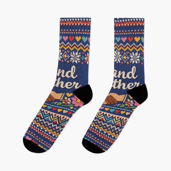 Item preview, Stand Together – Unity in a colorful knit pattern design designed and sold by Mauswohn.