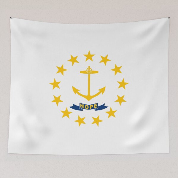 Item preview, Rhode Island State Flag Minimal Design designed and sold by NTGUILTY.