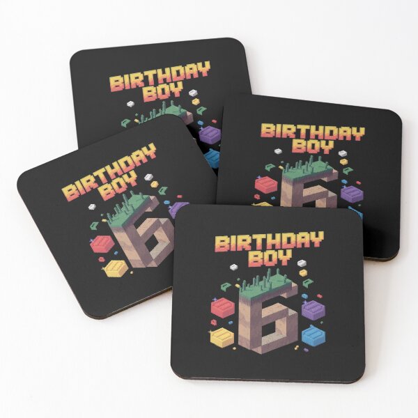 Item preview, Birthday Boy It's My 6th Birthday Video Game Pixel1  designed and sold by MythWoot.