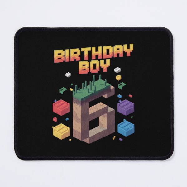 Item preview, Birthday Boy It's My 6th Birthday Video Game Pixel1 designed and sold by MythWoot.