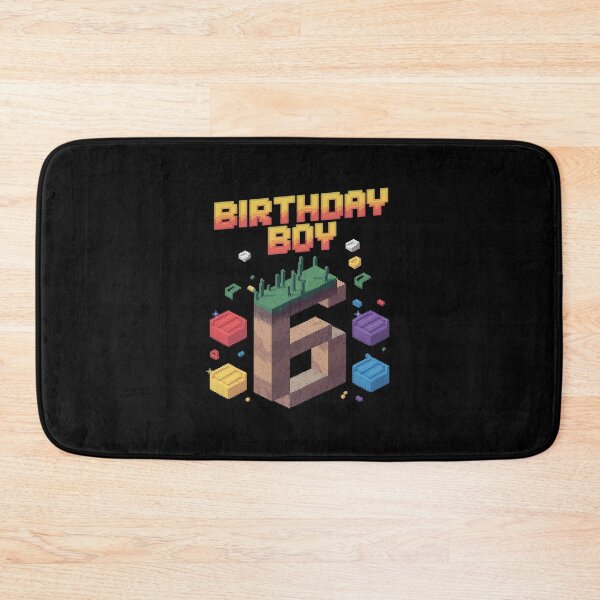 Item preview, Birthday Boy It's My 6th Birthday Video Game Pixel1  designed and sold by MythWoot.