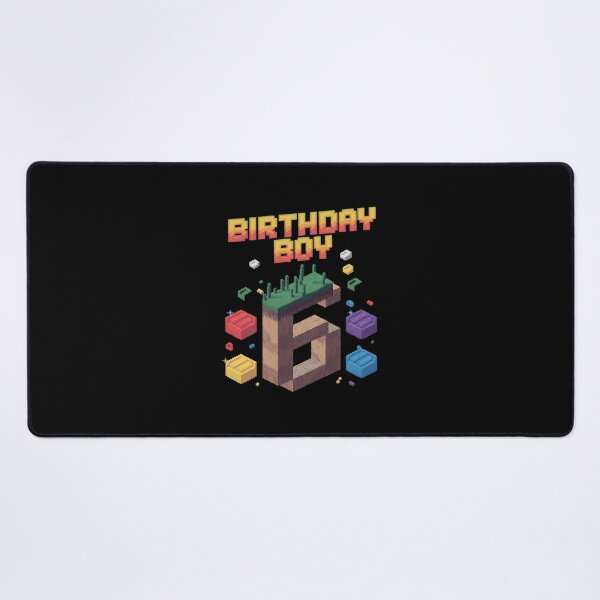 Item preview, Birthday Boy It's My 6th Birthday Video Game Pixel1 designed and sold by MythWoot.