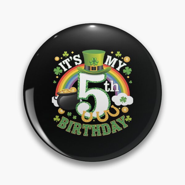 Item preview, It's My 5th Birthday St. Patrick's Day I'm 5 Irish Bday  designed and sold by AquaKiev.
