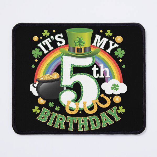 Item preview, It's My 5th Birthday St. Patrick's Day I'm 5 Irish Bday  designed and sold by AquaKiev.