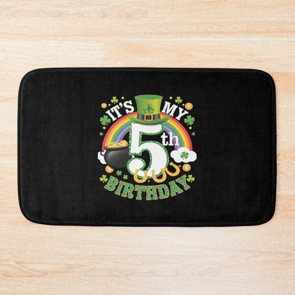 Item preview, It's My 5th Birthday St. Patrick's Day I'm 5 Irish Bday  designed and sold by AquaKiev.