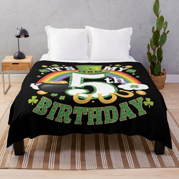 Item preview, It's My 5th Birthday St. Patrick's Day I'm 5 Irish Bday  designed and sold by AquaKiev.