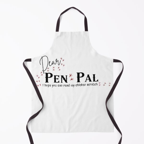 Item preview, Funny Chicken Scratch Pen Pal - Snail Mail Letter Writing Pun designed and sold by SunandShade.