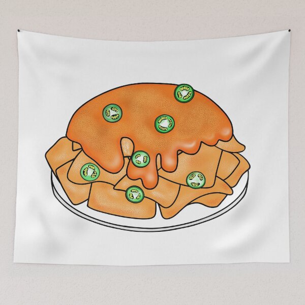 Item preview, Cheese Nachos designed and sold by Sartoris Art.
