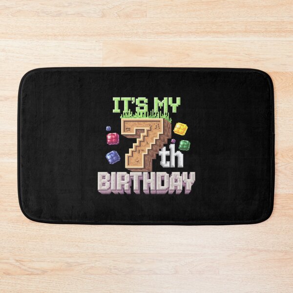 Item preview, Birthday Boy It's My 7th Birthday Video Game Pixel1  designed and sold by MythWoot.
