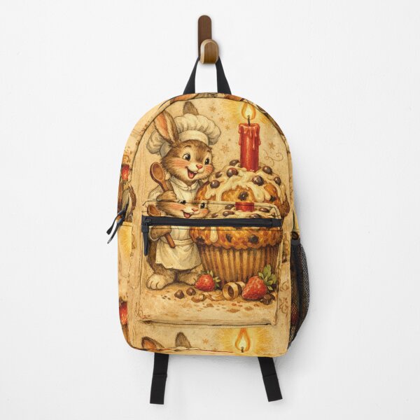 Item preview, Cute bunny baker with muffin – Nostalgic vintage design designed and sold by Mauswohn.