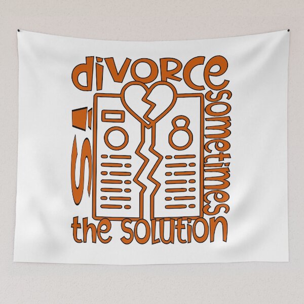 Item preview, divorce is sometimes the solution designed and sold by sednalafandy79.