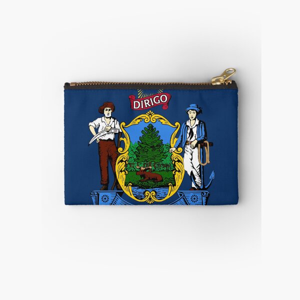 Item preview, Maine State Flag Minimal Design designed and sold by NTGUILTY.