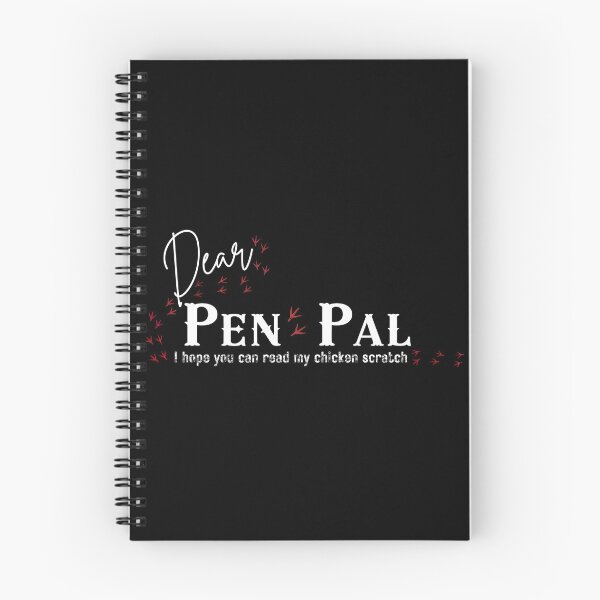 Item preview, Funny Chicken Scratch Pen Pal - Snail Mail Letter Writing Pun  designed and sold by SunandShade.
