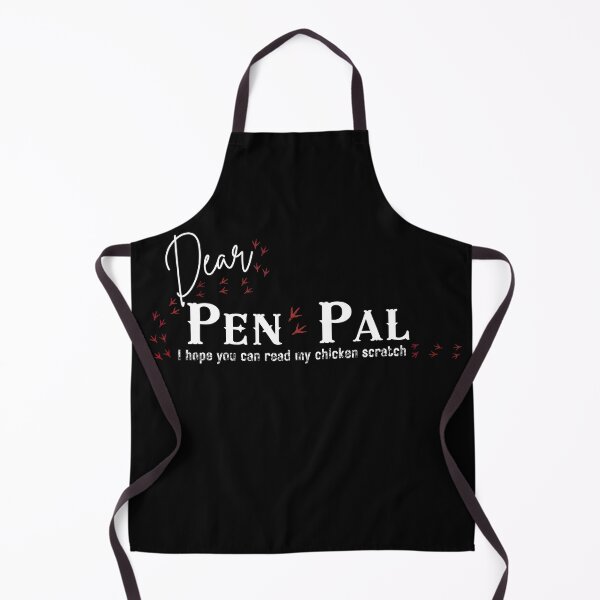 Item preview, Funny Chicken Scratch Pen Pal - Snail Mail Letter Writing Pun designed and sold by SunandShade.