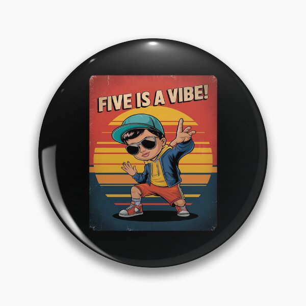 Item preview, Kids 5 Year Old Birthday Dabbing Boy Five Is A Vibe 5th Bday designed and sold by AquaKiev.