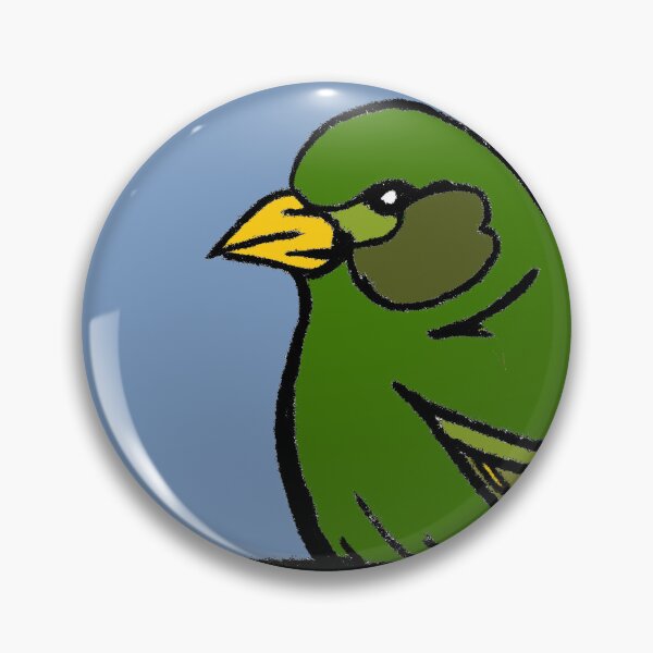 Item preview, Greenfinch – Bold Pop Art - Bird art Illustration by GW-ART designed and sold by GWARTGB.