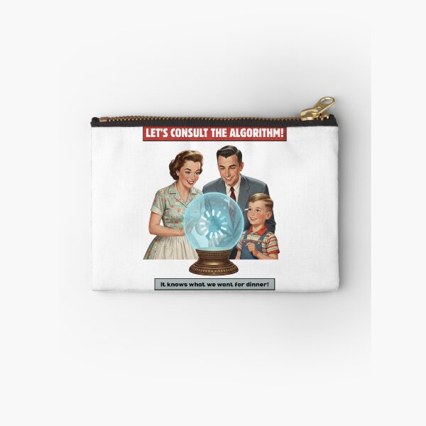 Item preview, Consult the Algorithm | Funny Retro Family Tech Art designed and sold by Vantage Print Co..
