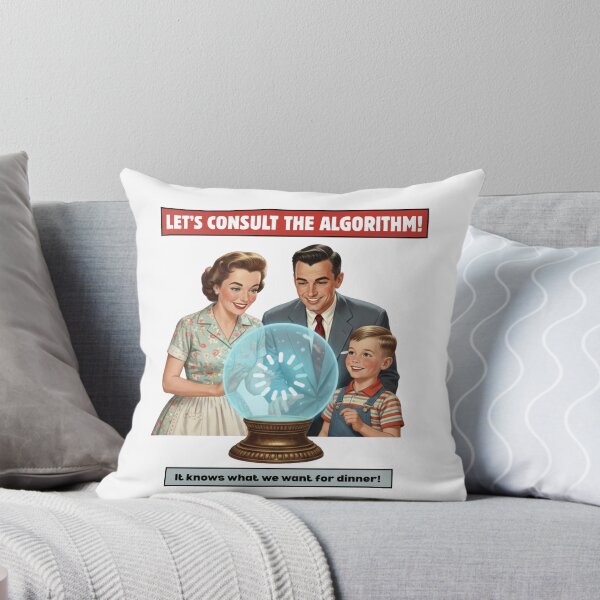 Item preview, Consult the Algorithm | Funny Retro Family Tech Art designed and sold by Vantage Print Co..