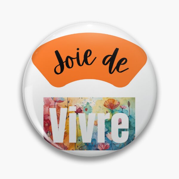 Item preview, "Joie de Vivre" French phrase artwork designed and sold by AndysTeeShop.