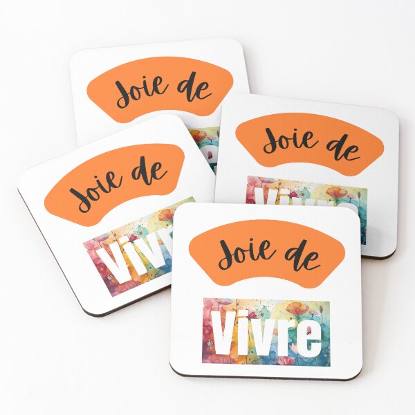 Item preview, "Joie de Vivre" French phrase artwork designed and sold by AndysTeeShop.